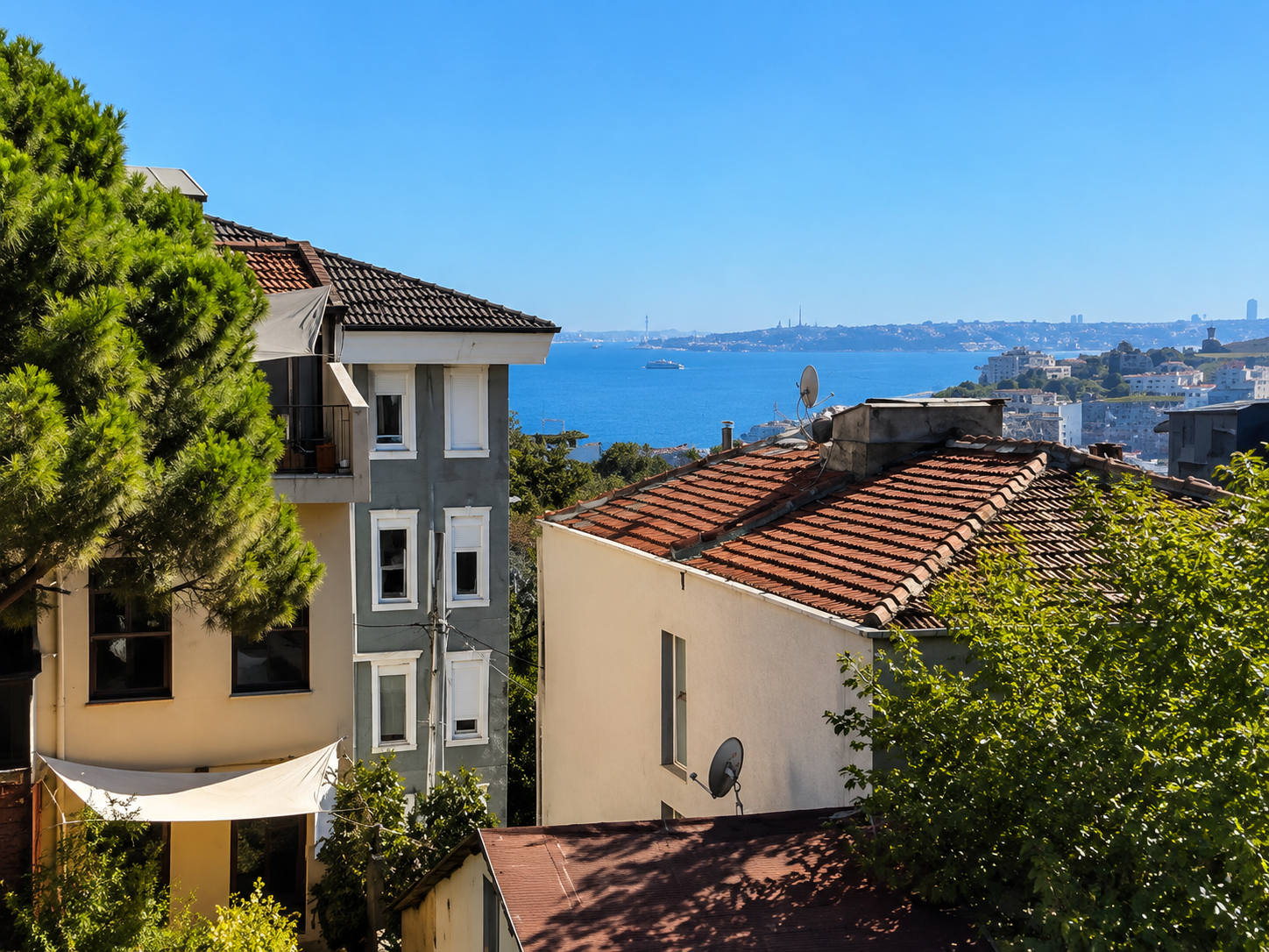 Duplex apartment with full Bosphorus view, Ortaköy