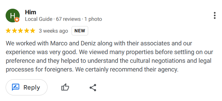 Client Google Review