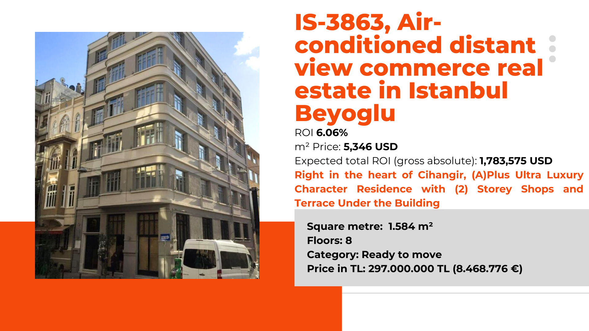 Spacious Commerce Real Estate in Beyoğlu