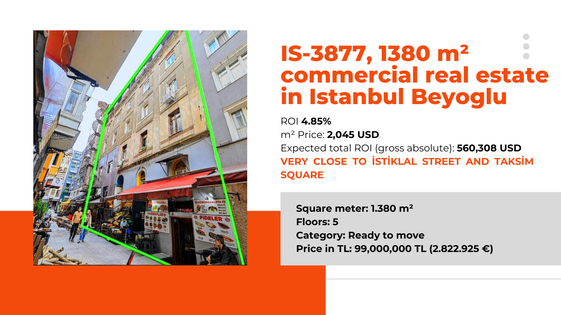 Large Commercial Space in Beyoğlu