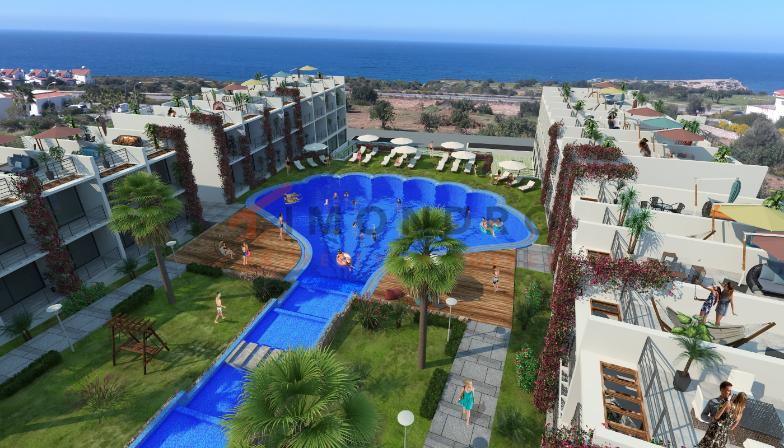 Sea & mountain view apartment in Esentepe, Northern Cyprus