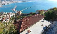 AL-313-2, Mountain panorama property (4 rooms, 2 bathrooms) with perspective on the Mediterranean Sea and balcony in Alanya Centre