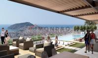 AL-606-1, Senior-friendly mountain view property (4 rooms, 3 bathrooms) with view on the Mediterranean Sea in Alanya Centre