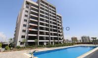 AN-916-3, Sea view real estate (2 rooms, 1 bathroom) with balcony and pool in Antalya Aksu