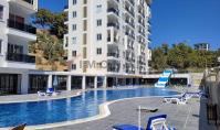 AL-712-1, Sea view real estate (3 rooms, 1 bathroom) with balcony and fitness room in Alanya Avsallar