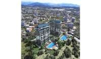 AL-727-1, New building real estate (2 rooms, 1 bathroom) with spa area and terrace in Alanya Avsallar