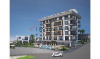 AL-753-4, Sea view real estate (3 rooms, 2 bathrooms) with balcony and pool in Alanya Kargicak