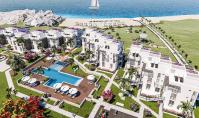 NO-144-3, Beachfront apartment (3 rooms, 2 bathrooms) with mountain panorama and perspective on the sea in Northern Cyprus Tatlisu