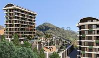 AL-826-1, New building apartment (3 rooms, 2 bathrooms) with spa area and balcony in Alanya Demirtas