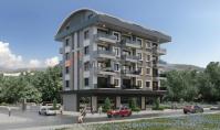 AL-840-3, New building property (3 rooms, 1 bathroom) with pool and balcony in Alanya Kargicak