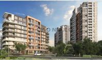 IS-2014-1, New building apartment (3 rooms, 2 bathrooms) with pool and terrace in Istanbul Sariyer