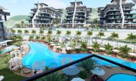 AL-895-3, Mountain view property (3 rooms, 2 bathrooms) with view on the Mediterranean Sea and spa area in Alanya Oba
