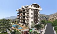 AL-903, Mountain panorama apartment (2 rooms, 1 bathroom) with Mediterranean Sea view and balcony in Alanya Karakocali