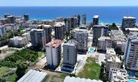 AL-934-3, Mountain panorama real estate (3 rooms, 2 bathrooms) with Mediterranean Sea view and balcony in Alanya Mahmutlar