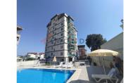 AL-979, Air-conditioned apartment (2 rooms, 1 bathroom) with pool and balcony in Alanya Avsallar