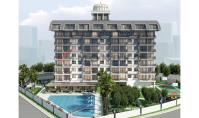 AL-992-4, Senior-friendly mountain view apartment (2 rooms, 1 bathroom) with Mediterranean Sea view in Alanya Pazarci