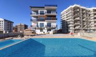 AN-1182-3, Mountain panorama real estate (3 rooms, 1 bathroom) with pool and balcony in Antalya Aksu