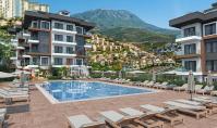 AL-1017-1, Mountain panorama real estate (2 rooms, 1 bathroom) with Mediterranean Sea view and terrace in Alanya Kargicak