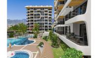 AL-1023-2, Mountain panorama apartment (3 rooms, 2 bathrooms) with perspective on the Mediterranean Sea and balcony in Alanya Tosmur