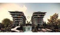AL-1016-4, Sea view apartment (4 rooms, 2 bathrooms) with terrace and spa area in Alanya Centre