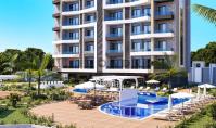 AL-1050-1, Senior-friendly sea view real estate (3 rooms, 2 bathrooms) with terrace in Alanya Avsallar