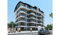 AL-1057-1, New building property (2 rooms, 1 bathroom) with spa area and terrace in Alanya Pazarci