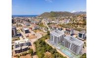 AL-1064-2, New building real estate (3 rooms, 2 bathrooms) with spa area and terrace in Alanya Pazarci