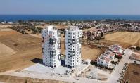 NO-124-4, Sea view apartment (3 rooms, 2 bathrooms) with balcony and pool in Northern Cyprus Yeni Iskele