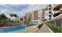 AN-1535-1, Brand-new property (2 rooms, 1 bathroom) with terrace and pool in Antalya Aksu