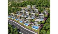 AL-1102-1, Sea view real estate (5 rooms, 4 bathrooms) with mountain view and terrace in Alanya Bektas