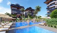 AL-1116-3, Sea view real estate (2 rooms, 1 bathroom) with balcony and pool in Alanya Kargicak