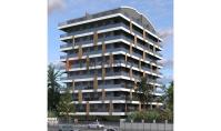 AN-1691-1, Senior-friendly new building real estate (4 rooms, 2 bathrooms) with balcony in Antalya Centre