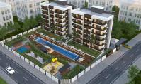 AN-1725-1, New building property (3 rooms, 1 bathroom) with pool and balcony in Antalya Aksu