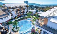 AL-1151-2, Mountain panorama apartment (4 rooms, 3 bathrooms) with view on the Mediterranean Sea and spa area in Alanya Kargicak