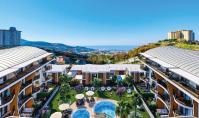 AL-1151-4, Mountain panorama real estate (5 rooms, 4 bathrooms) with Mediterranean Sea view and balcony in Alanya Kargicak