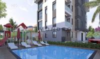 AN-1731-1, Brand-new apartment (2 rooms, 1 bathroom) with pool and balcony in Antalya Dosemealti