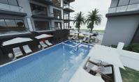 AL-1154-2, Sea view real estate (3 rooms, 3 bathrooms) with balcony and pool in Alanya Payallar