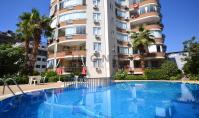 AL-1164, Mountain view apartment (3 rooms, 2 bathrooms) with Mediterranean Sea view and balcony in Alanya Centre