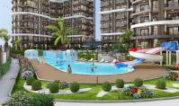 AL-968-8, Sea view property (3 rooms, 2 bathrooms) with mountain view and spa area in Alanya Payallar