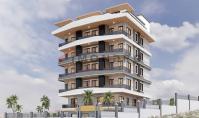 AL-1171-1, Mountain panorama real estate (3 rooms, 2 bathrooms) with view on the Mediterranean Sea and balcony in Alanya Avsallar