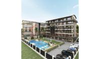 AL-1174-1, New building property (3 rooms, 1 bathroom) with pool and balcony in Alanya Oba