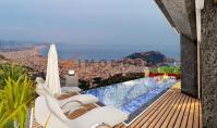AL-1195, Sea view villa (6 rooms, 5 bathrooms) with terrace and pool in Alanya Tepe