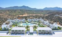 NO-488-5, Air-conditioned new building apartment (4 rooms, 2 bathrooms) with pool in Northern Cyprus Esentepe