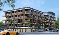 AN-1811, New building real estate with underground parking space and balcony in Antalya Centre