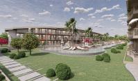 AN-1412-4, New building real estate (3 rooms, 1 bathroom) with balcony and pool in Antalya Centre