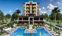 AN-1817-3, Brand-new real estate (3 rooms, 1 bathroom) with pool and balcony in Antalya Kepez