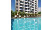 AN-1818-2, New building property (2 rooms, 1 bathroom) with underground parking space and pool in Antalya Aksu