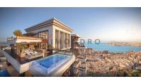 IS-3677-2, Sea view real estate (4 rooms, 2 bathrooms) with terrace and pool in Istanbul Sisli