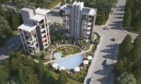 AN-1862, New building real estate (2 rooms, 1 bathroom) with balcony and underground parking space in Antalya Aksu