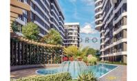 IS-3981, Distant view real estate with pool and balcony in Istanbul Pendik